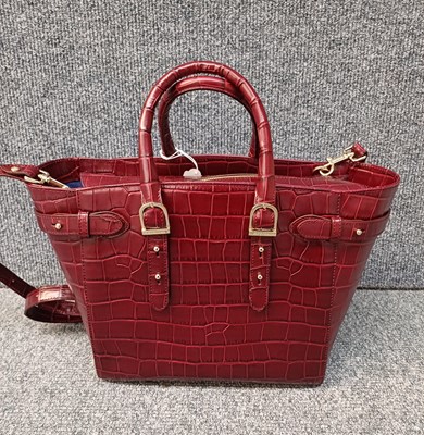 Lot 1041 - Aspinal of London Marylebone Croc Leather Tote...