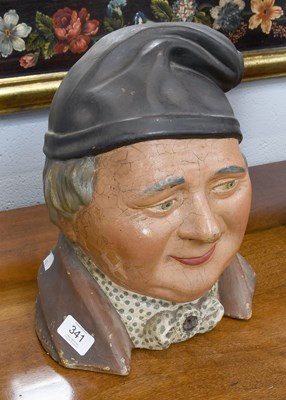 Lot 341 - A German Painted Terracotta Novelty Bar Top...