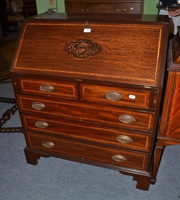 Lot 464 - Mahogany bureau