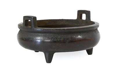 Lot 179 - A Matched Pair of Chinese Bronze Tripod...