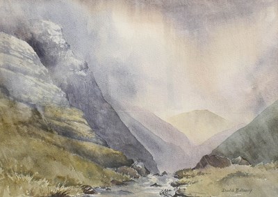 Lot 1017 - David Bellamy (1933-2019) "Storm, Glencoe"...