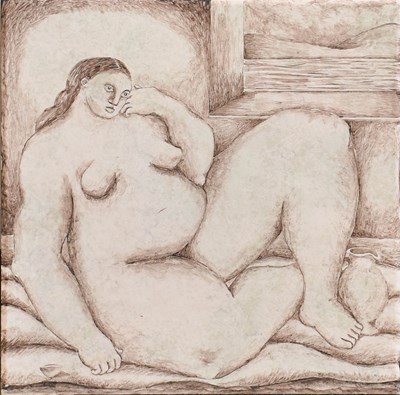 Lot 1002 - Pauline Hughes (contemporary) Nude figure...