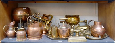 Lot 254 - 19th Century and Later Copper and Brass,...