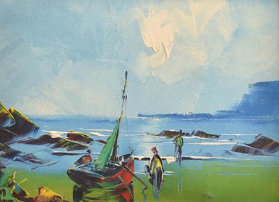 Lot 1012 - George Richard Deakins (20th century) Sailboat...