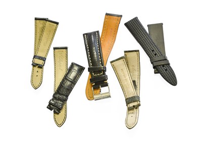 Lot 480 - A Selection of Wristwatch straps by Breitling,...