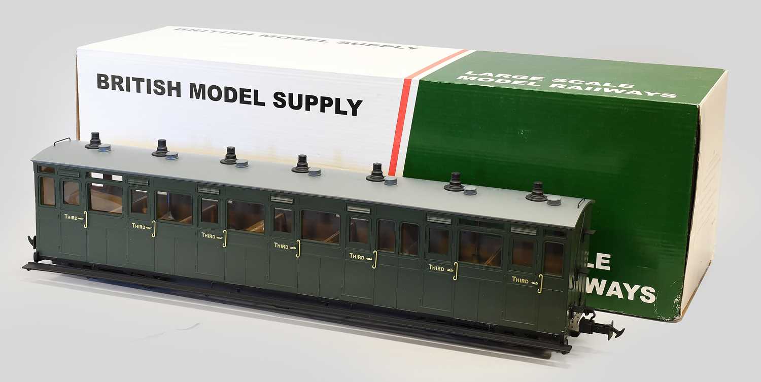 Lot 349 - BMS (Accucraft) G Gauge R19-19 Lynton & Barnstaple 3rd Coach