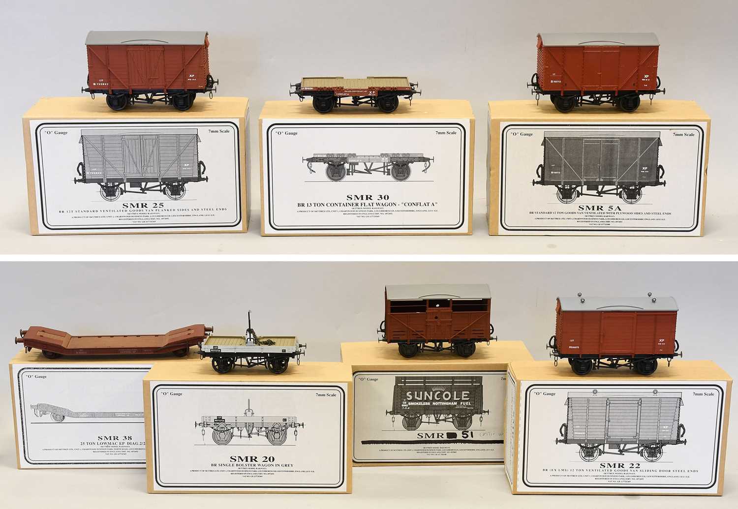 Lot 342 - Skytrex O Gauge Seven Wagons