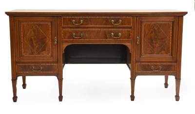 Lot 1239 - A Crossbanded Mahogany Sideboard, 183cm by...