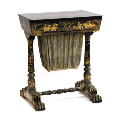 Lot 1291 - A 19th Century Chinoiserie Gilt Decorated...