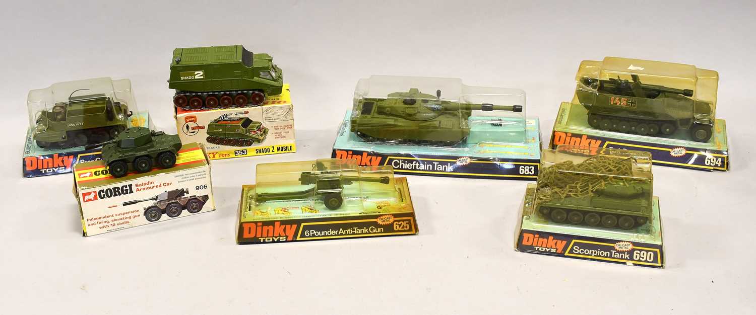 Lot 416 - Dinky Military In Blister Packs