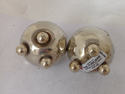 Lot 20 - Five Victorian Silver Place-Card Holders