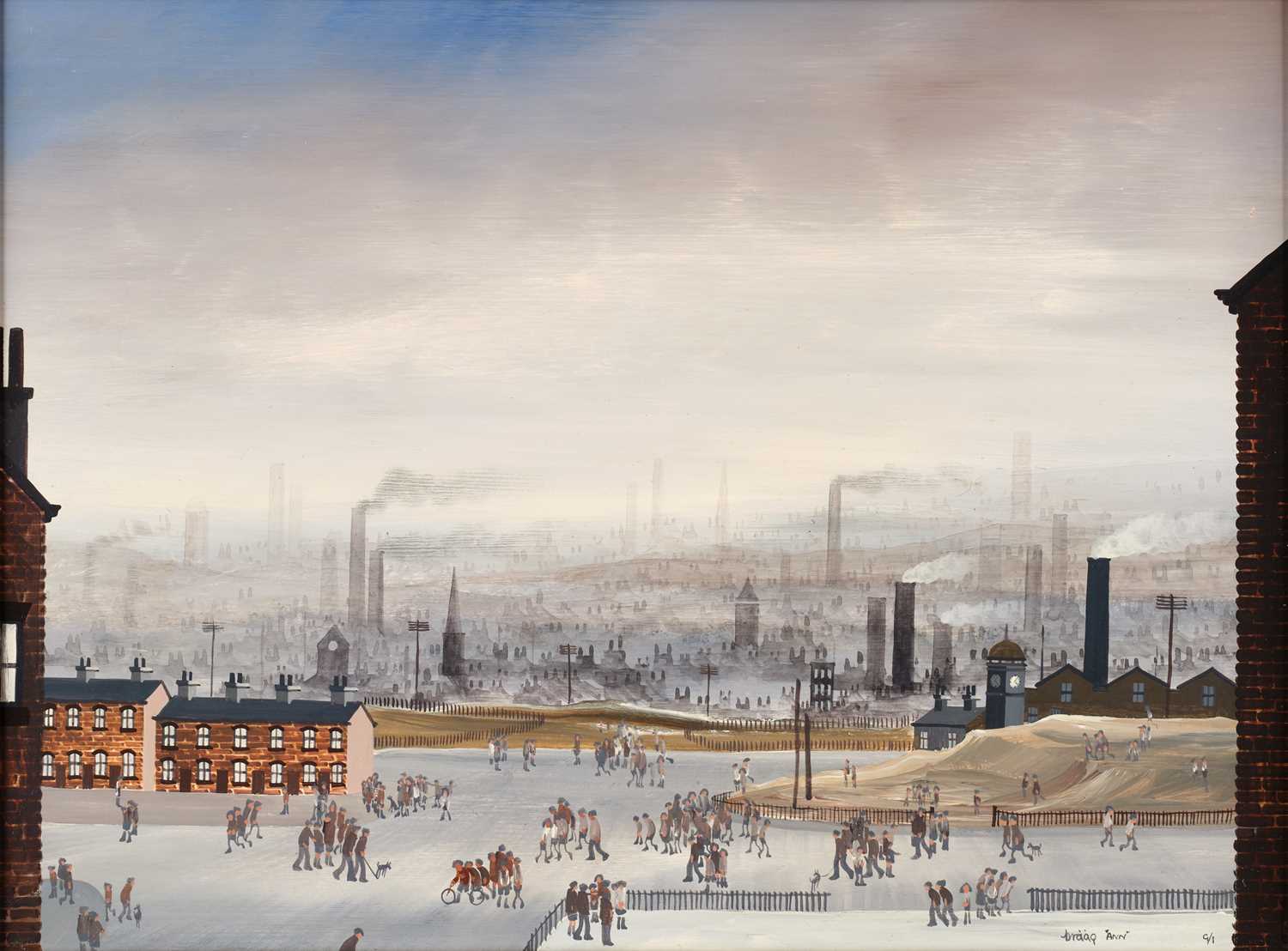 Lot 308 - Brian Shields 'Braaq' FBA (1951-1997) Figures...