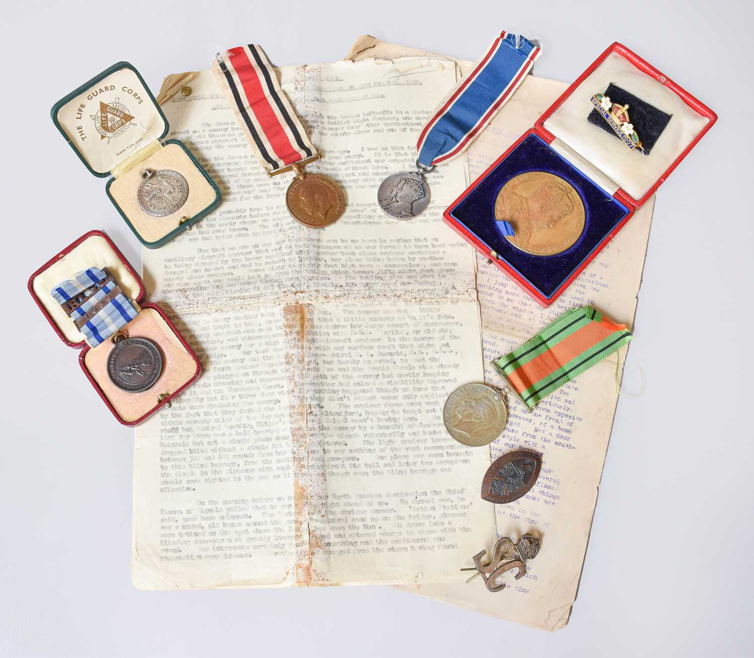 Lot 30 - A Collection of Various World War II Medals...