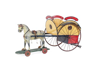 Lot 701 - Triang 'Triangtois Dairy' Horse & Cart