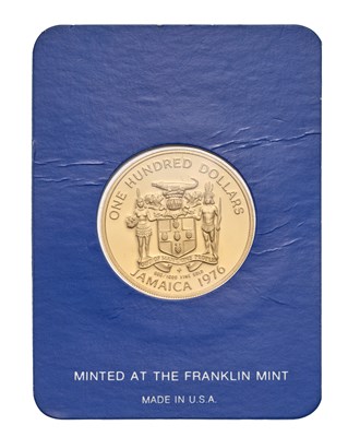 Lot 209 - Jamaica, Proof One Hundred Dollars 1976, obv....
