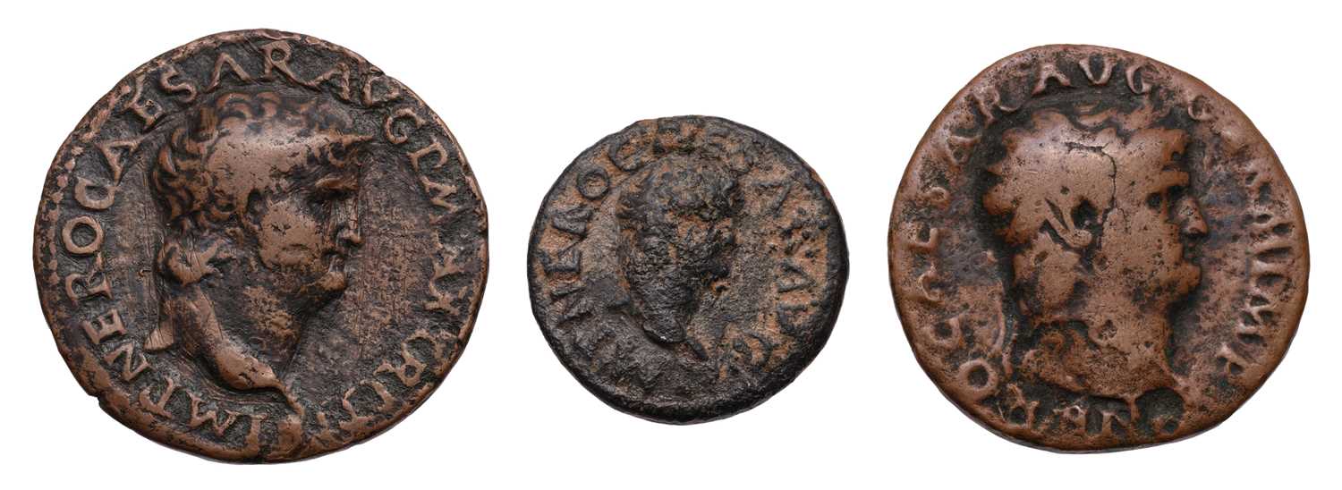 Lot 15 - Roman Imperial, Nero As, Rome AD65, rev....