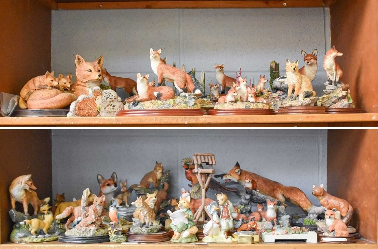 Lot 65 - Border Fine Arts Studio and Other Fox Models,...
