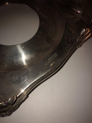 Lot 2320 - A George V Silver Kettle and Stand
