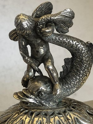 Lot 2267 - A Spanish Silver Sauce-Tureen, Cover and Stand