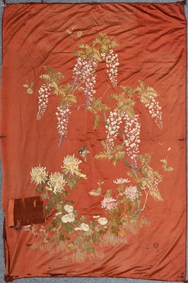 Lot 2234 - An Early 20th Century Japanese Embroidery...