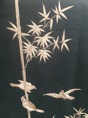 Lot 2234 - An Early 20th Century Japanese Embroidery...