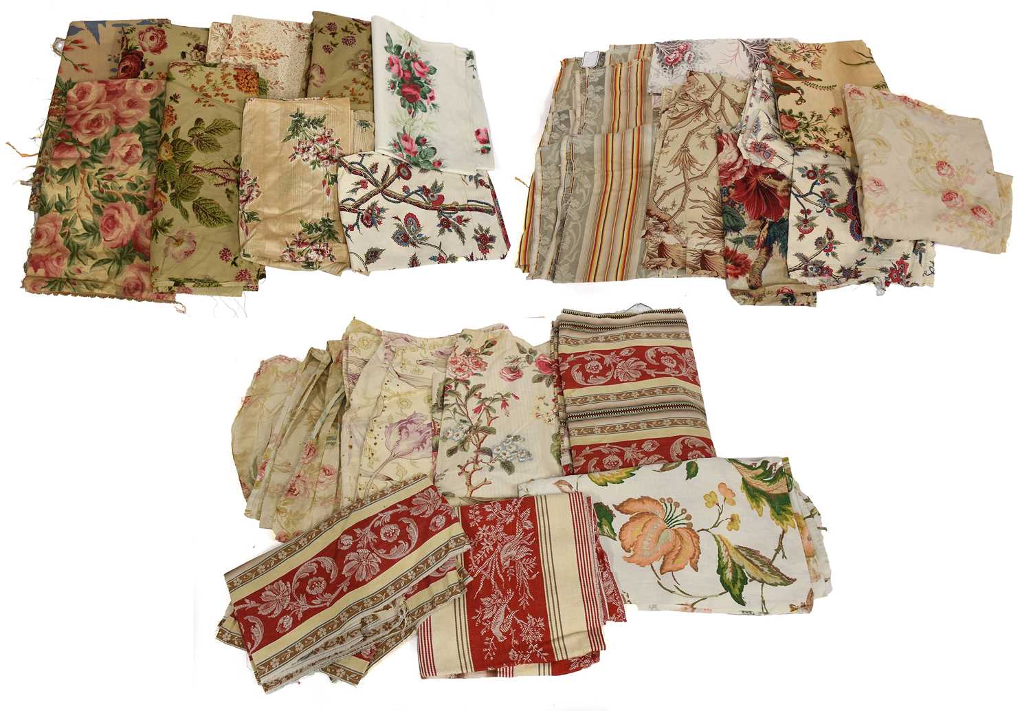 Lot 2182 - 19th Century and Later Mainly French Textile...