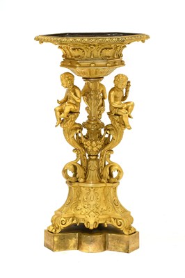 Lot 533 - A French Gilt Metal Centrepiece, 19th century,...