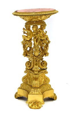 Lot 538 - A French Gilt Metal Plant Stand, 19th century,...