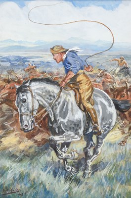 Lot 587 - Godfrey Douglas Giles (1857-1941) "Once at...