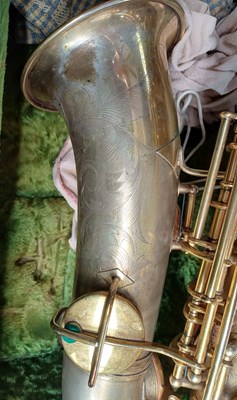 Lot 56 - Alto Saxophone By C G Conn Ltd Elhart USA