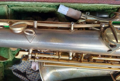 Lot 56 - Alto Saxophone By C G Conn Ltd Elhart USA