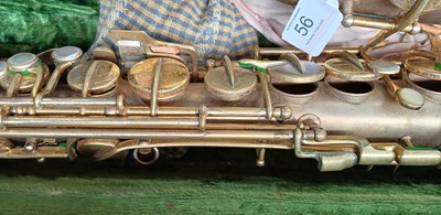 Lot 56 - Alto Saxophone By C G Conn Ltd Elhart USA
