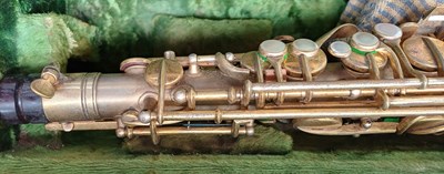 Lot 56 - Alto Saxophone By C G Conn Ltd Elhart USA