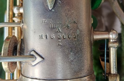 Lot 56 - Alto Saxophone By C G Conn Ltd Elhart USA