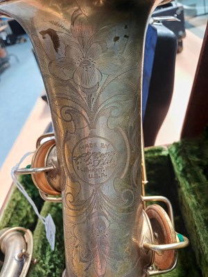 Lot 56 - Alto Saxophone By C G Conn Ltd Elhart USA