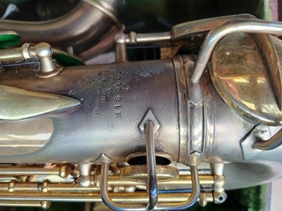 Lot 56 - Alto Saxophone By C G Conn Ltd Elhart USA