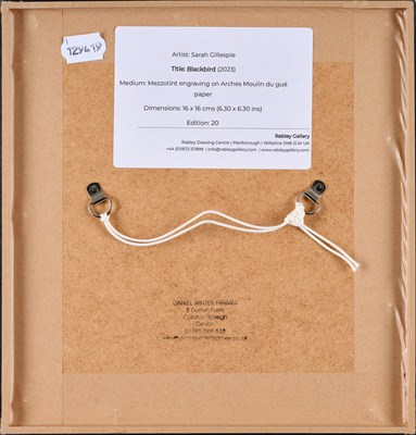 Lot 403 - Sarah Gillespie (Contemporary) "Blackbird"...