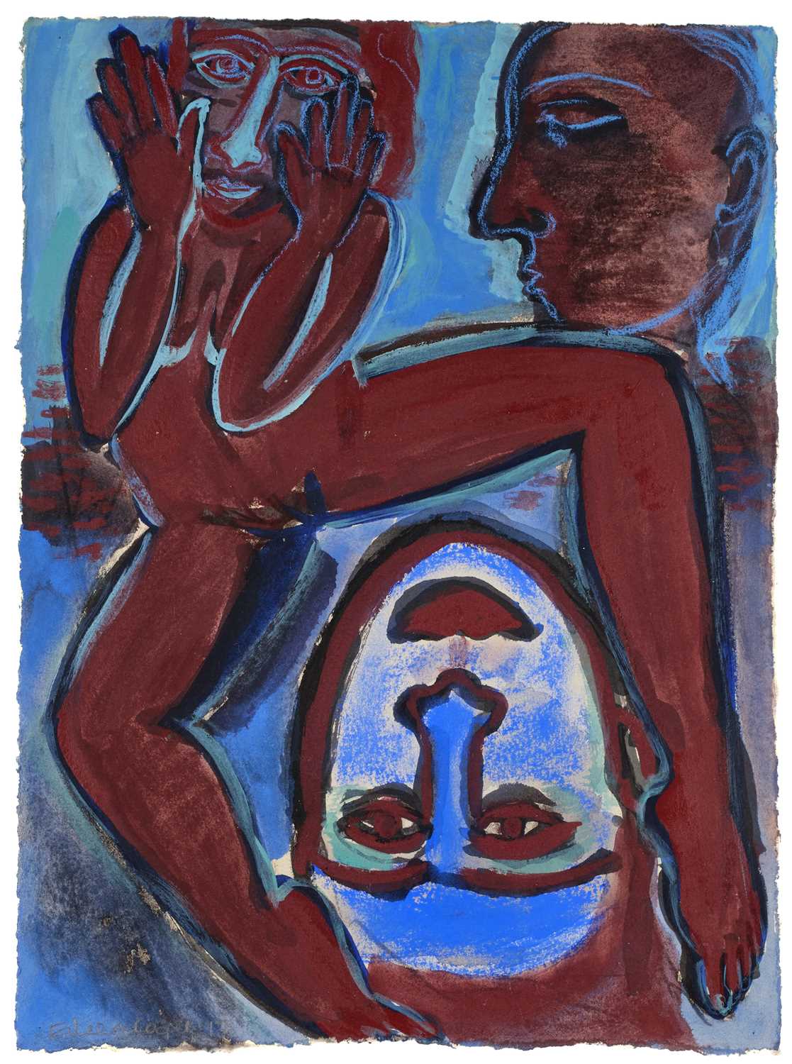 Lot 409 - Eileen Cooper OBE, RA (b.1953) “Quest” Signed...