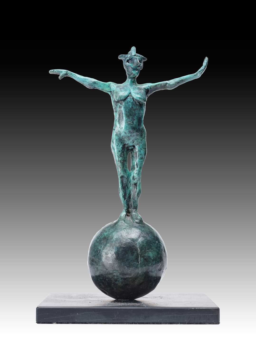 Lot 375 - Tim Shaw RA (b.1964) The balancing act Signed...