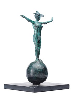 Lot 375 - Tim Shaw RA (b.1964) The balancing act Signed...