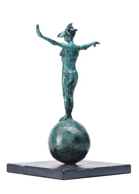 Lot 375 - Tim Shaw RA (b.1964) The balancing act Signed...