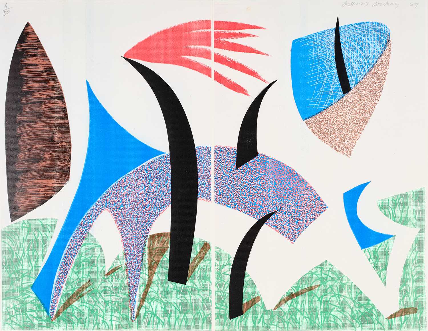 Lot 469 - David Hockney OM, CH, RA (b.1937) “Diptychon”...