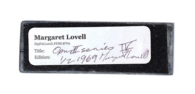 Lot 442 - Margaret Lovell (b.1939) Opus Series (1969)...