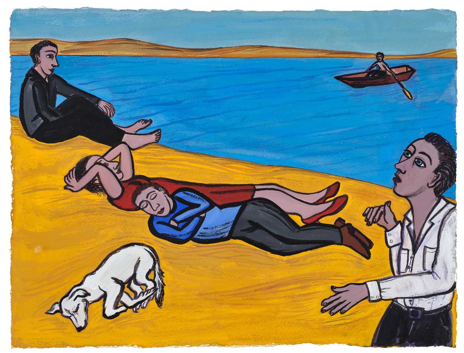 Lot 424 - Eileen Cooper OBE, RA (b.1953) Figures and a...