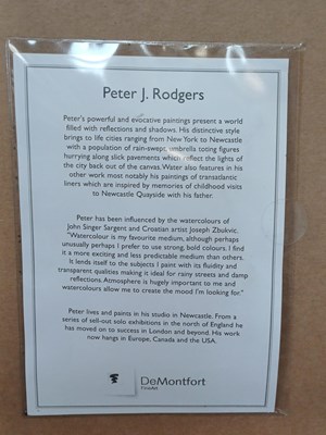 Lot 1115 - Peter J Rodgers (Contemporary) "Walk to the...
