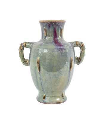 Lot 162 - A Chinese Flambé Glazed Vase, Qing Dynasty,...