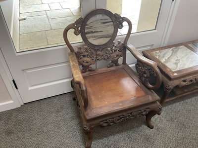 Lot 87 - An Eight-Piece Suite of Chinese Hardwood or...