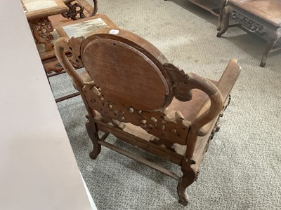 Lot 87 - An Eight-Piece Suite of Chinese Hardwood or...