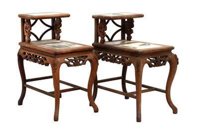 Lot 87 - An Eight-Piece Suite of Chinese Hardwood or...