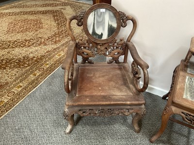 Lot 87 - An Eight-Piece Suite of Chinese Hardwood or...